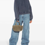 Jeans boyfriend con logo goffrato in blu Alexander wang  - donna 