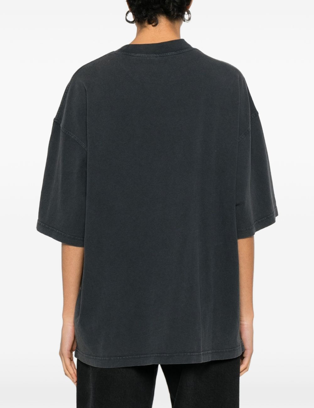 T-shirt con stampa in nero Alexander wang - donna 