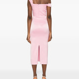 Abito satinato monospalla in rosa Alex perry - donna 