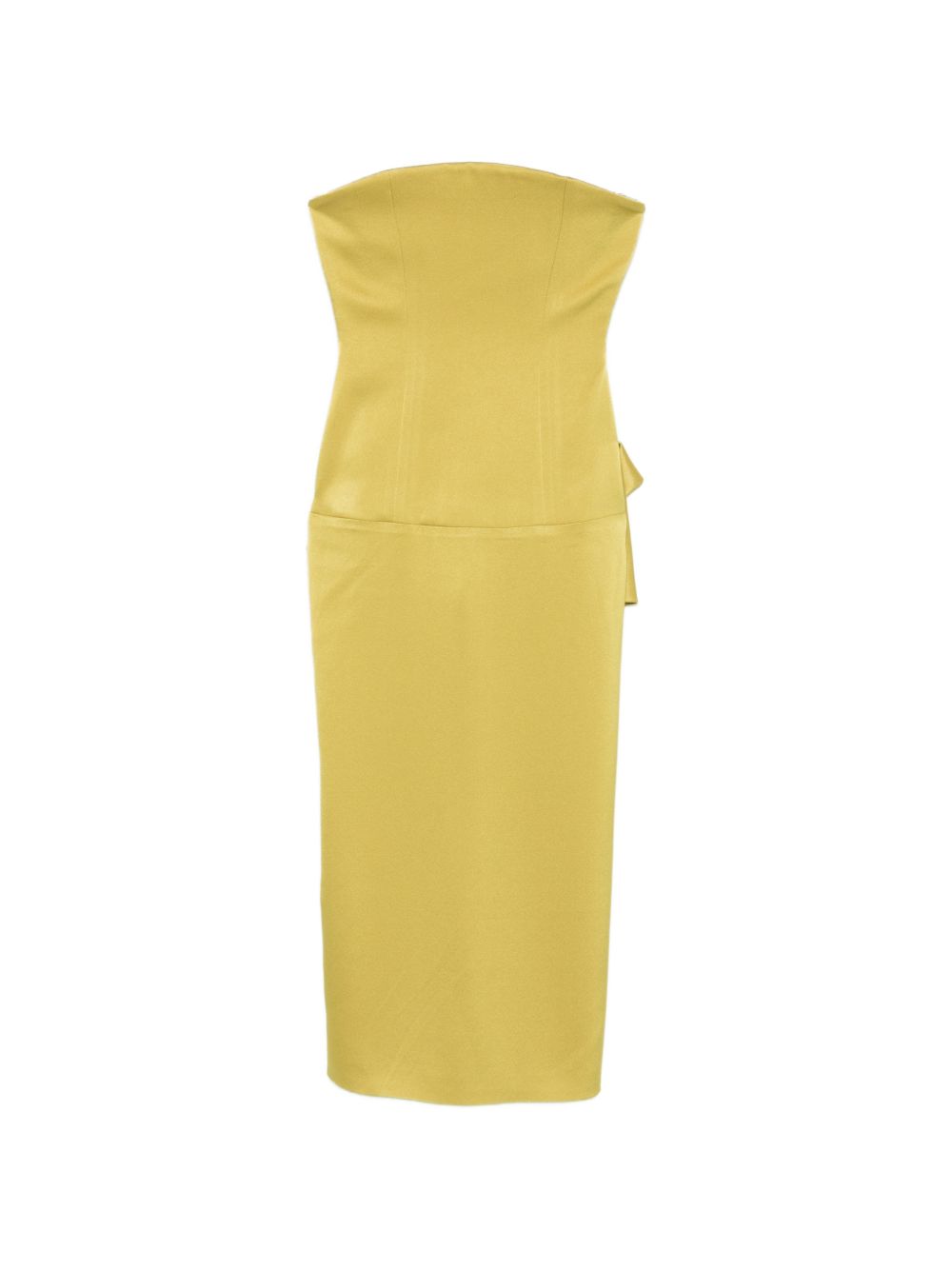 Abito midi avvitato in giallo Alex Perry - donna 