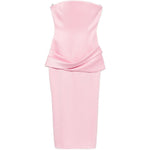 Abito midi avvitato in rosa Alex Perry - donna 