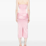 Abito midi avvitato in rosa Alex Perry - donna 