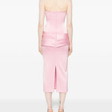 Abito midi avvitato in rosa Alex Perry - donna 