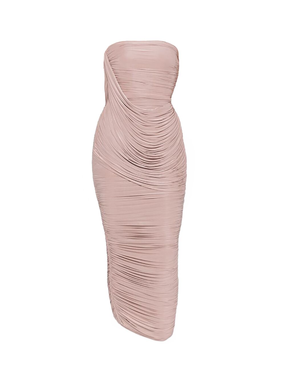 Abito midi drappeggiato in lilla Alex Perry - donna 