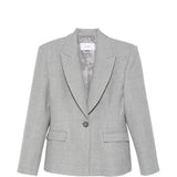 Blazer monopetto in grigio Alex Perry - donna 