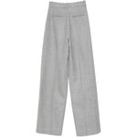 Pantaloni con pinces in grigio Alex perry - donna 