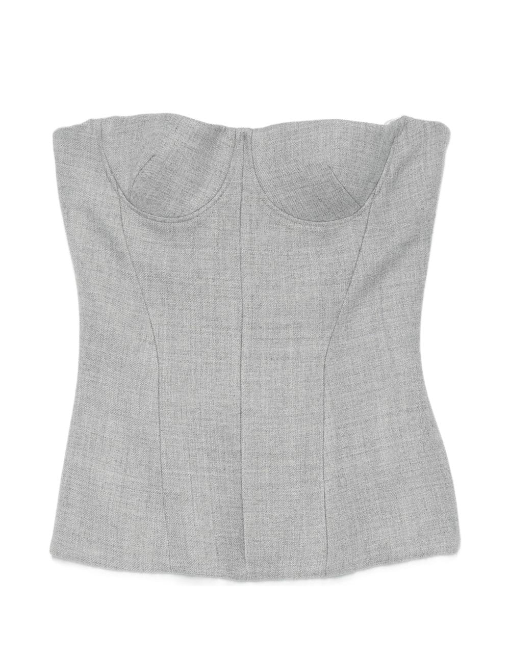 top corsetto in grigio Alex Perry - donna 