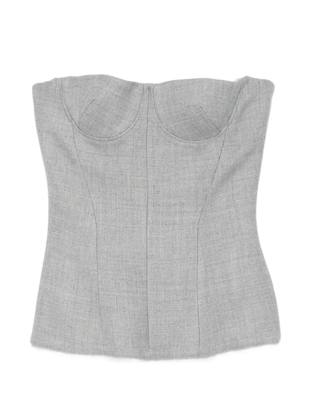 top corsetto in grigio Alex Perry - donna 