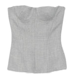 top corsetto in grigio Alex Perry - donna 