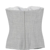 top corsetto in grigio Alex Perry - donna 