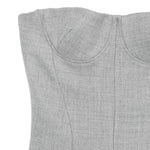 top corsetto in grigio Alex Perry - donna 