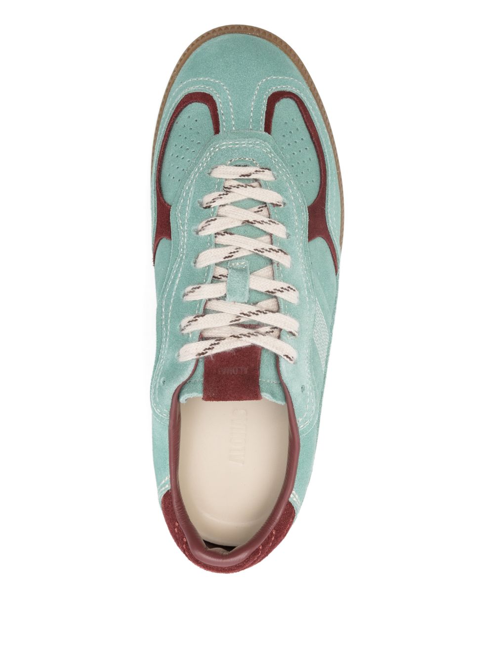 Sneakers basse in pelle 490 in verde Alohas - donna 