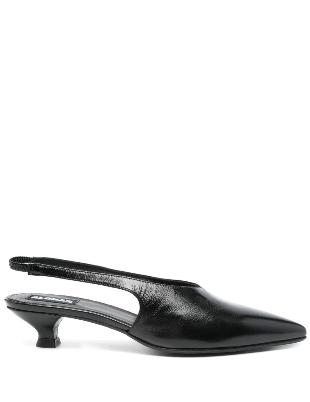Decollete in pelle eros  in nero Alohas - donna 