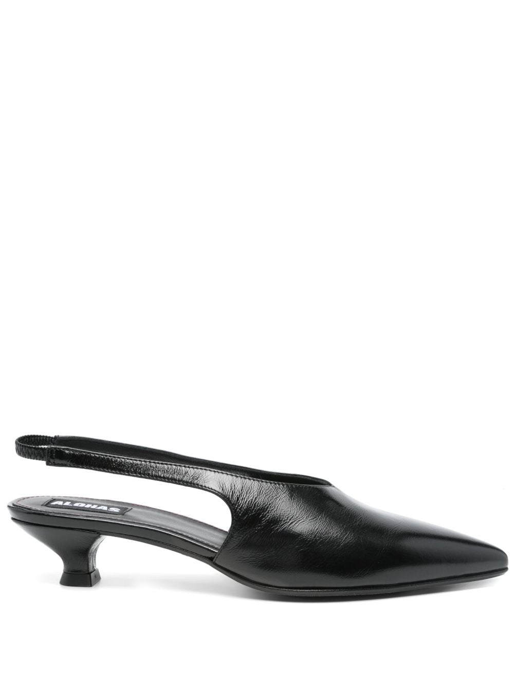 Decollete in pelle eros  in nero Alohas - donna 