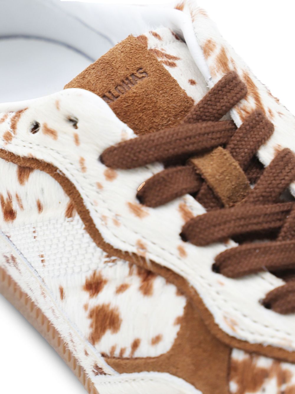 Sneakers basse in pelle 490 in crema Alohas - donna 