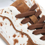 Sneakers basse in pelle 490 in crema Alohas - donna 