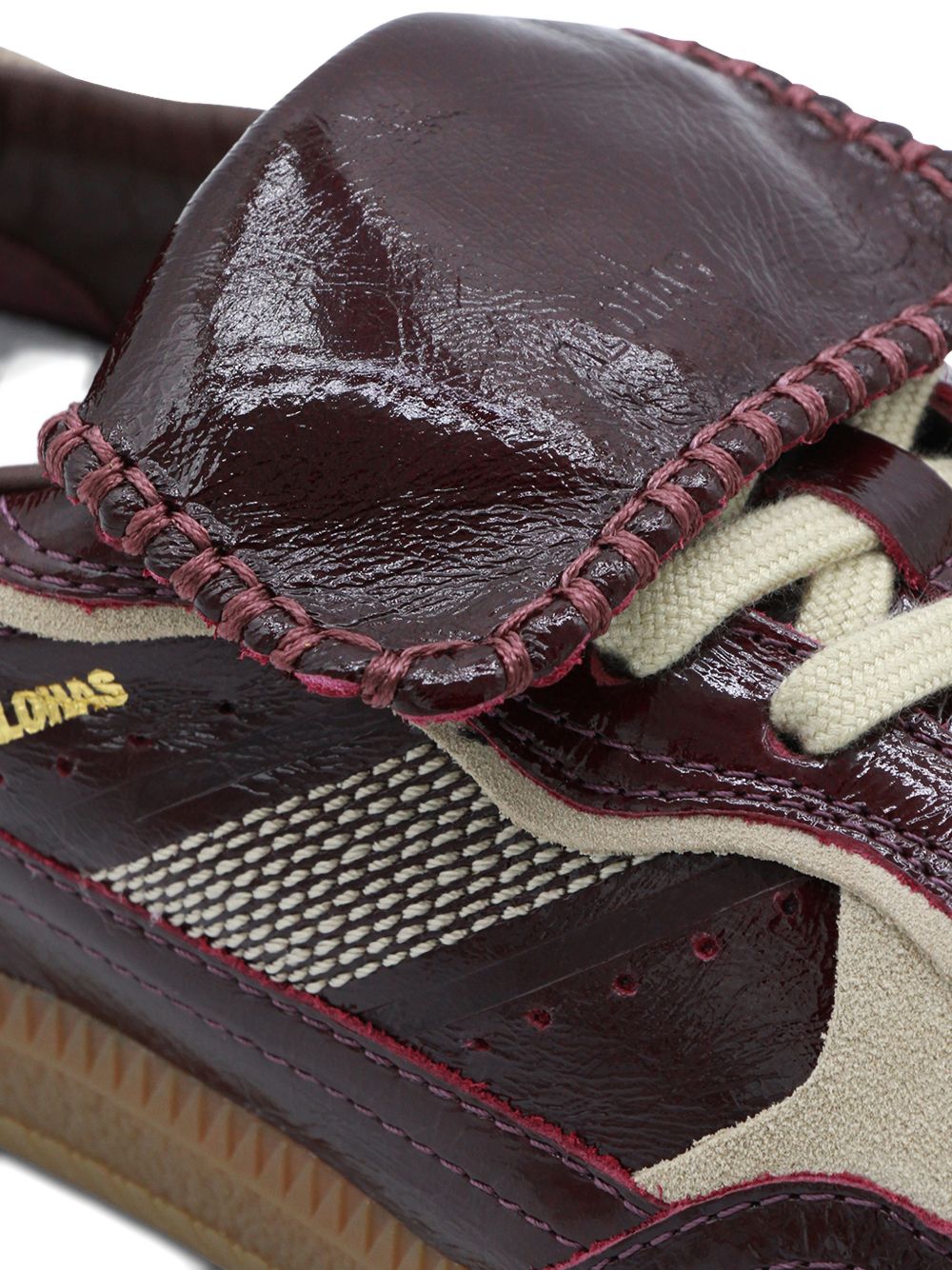 Sneakers basse in pelle 490 in bordeaux Alohas - donna 