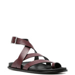 Sandali in pelle in bordeaux Alohas - donna 