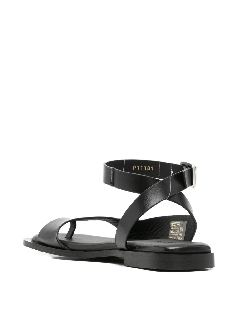 Sandali in pelle in nero Alohas - donna 