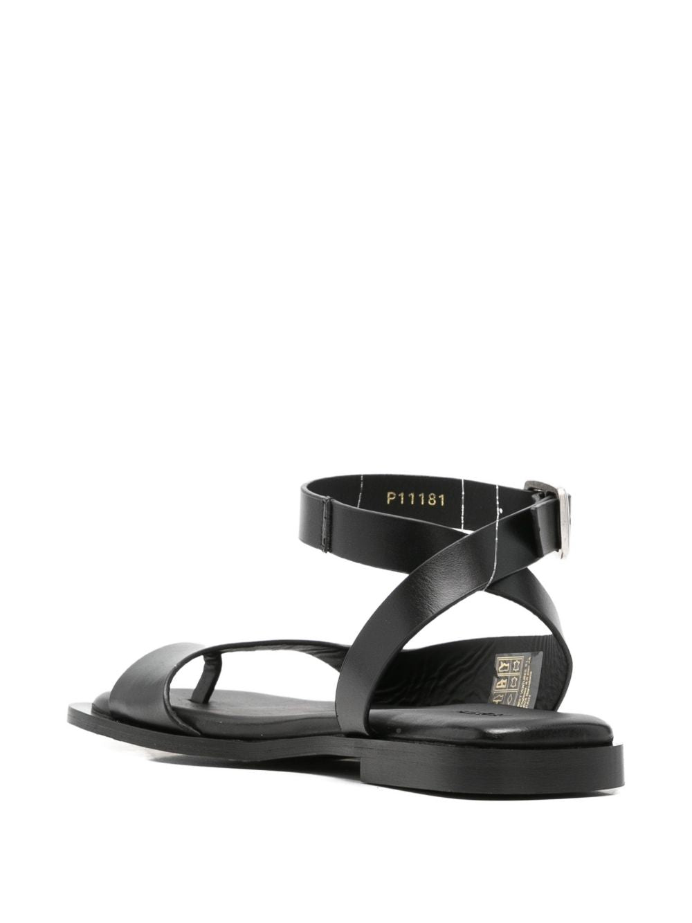 Sandali in pelle in nero Alohas - donna 
