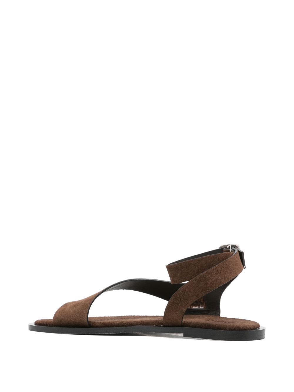 Sandali in pelle in marrone 