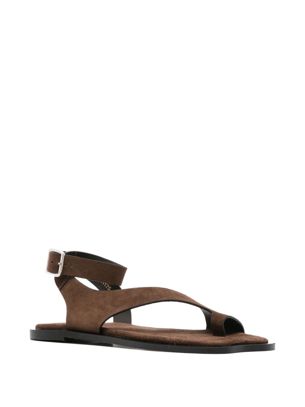 Sandali in pelle in marrone 