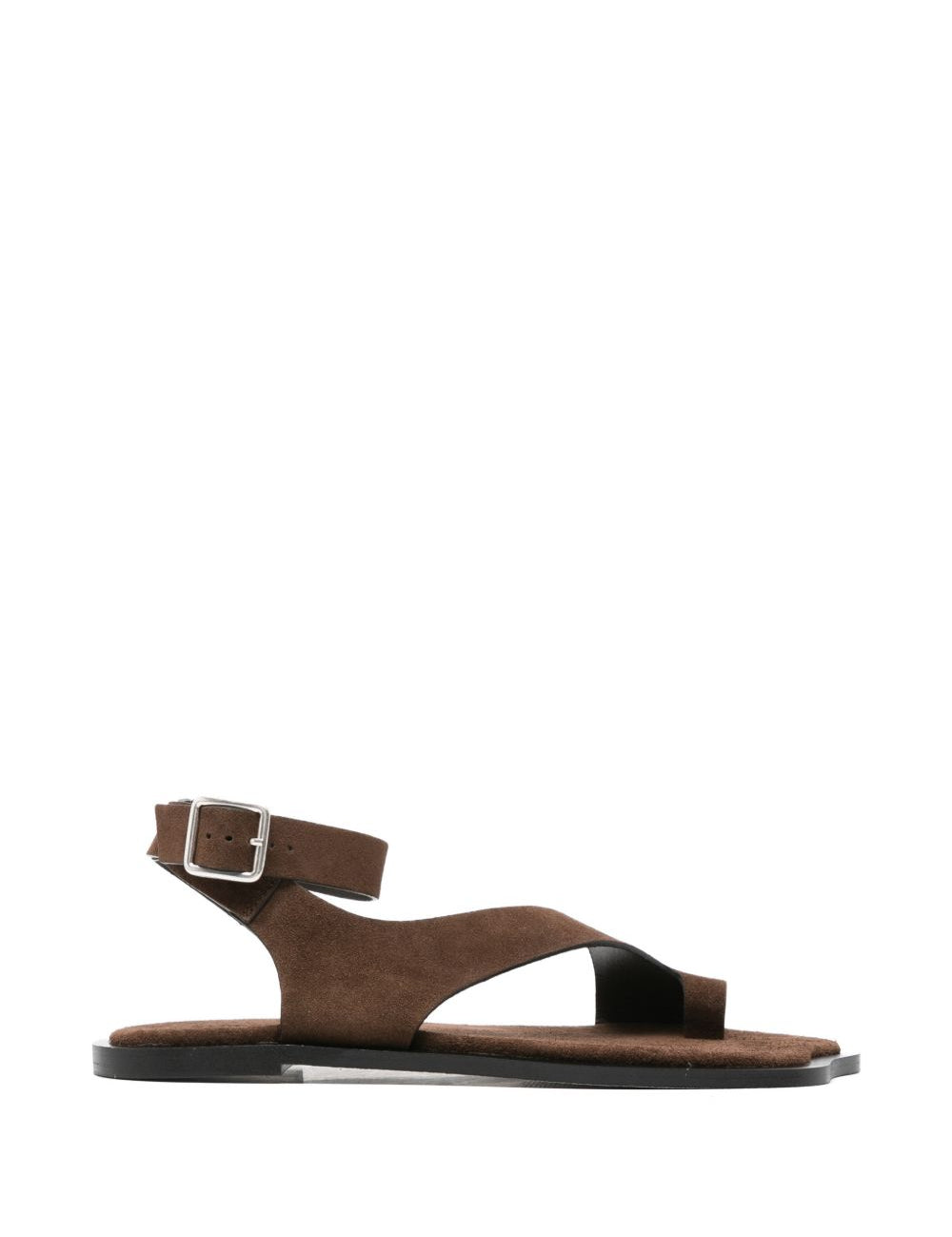 Sandali in pelle in marrone 