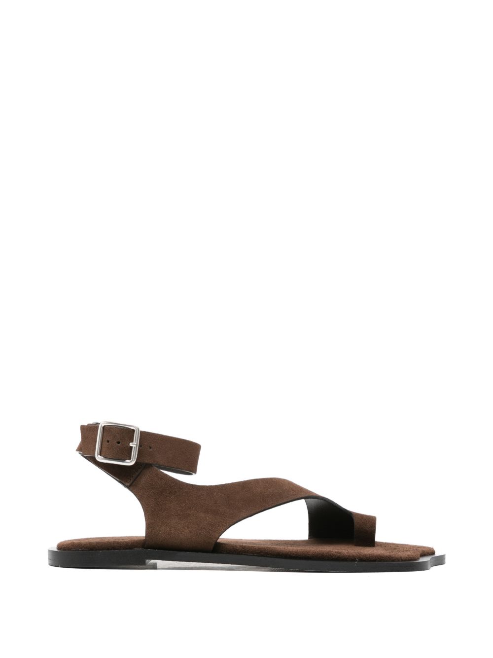 Sandali in pelle in marrone 
