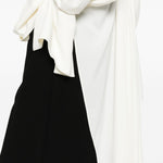 Blusa drappeggiata con design asmmetrico in avorio Amen - donna 