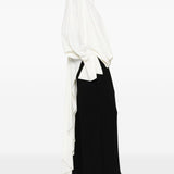 Blusa drappeggiata con design asmmetrico in avorio Amen - donna 