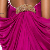 ABITO LUNGO LUNA IN VIOLA AMEN - DONNA 