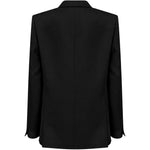 Blazer doppiopetto in crepe in nero Amen - donna 