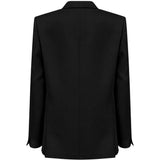 Blazer doppiopetto in crepe in nero Amen - donna 
