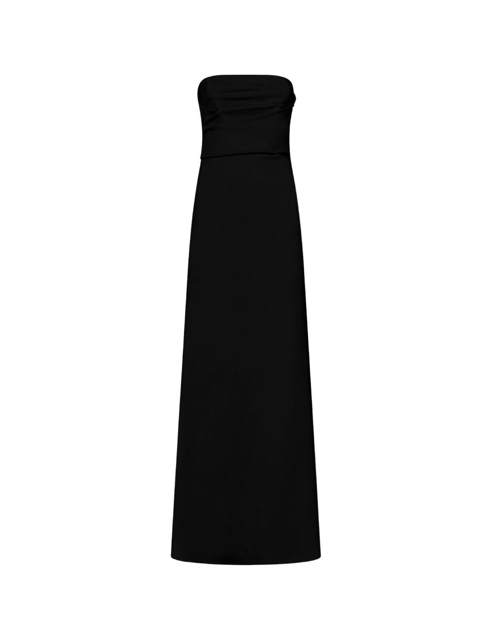 Abito lungo senza spalline in nero Amen - donna 