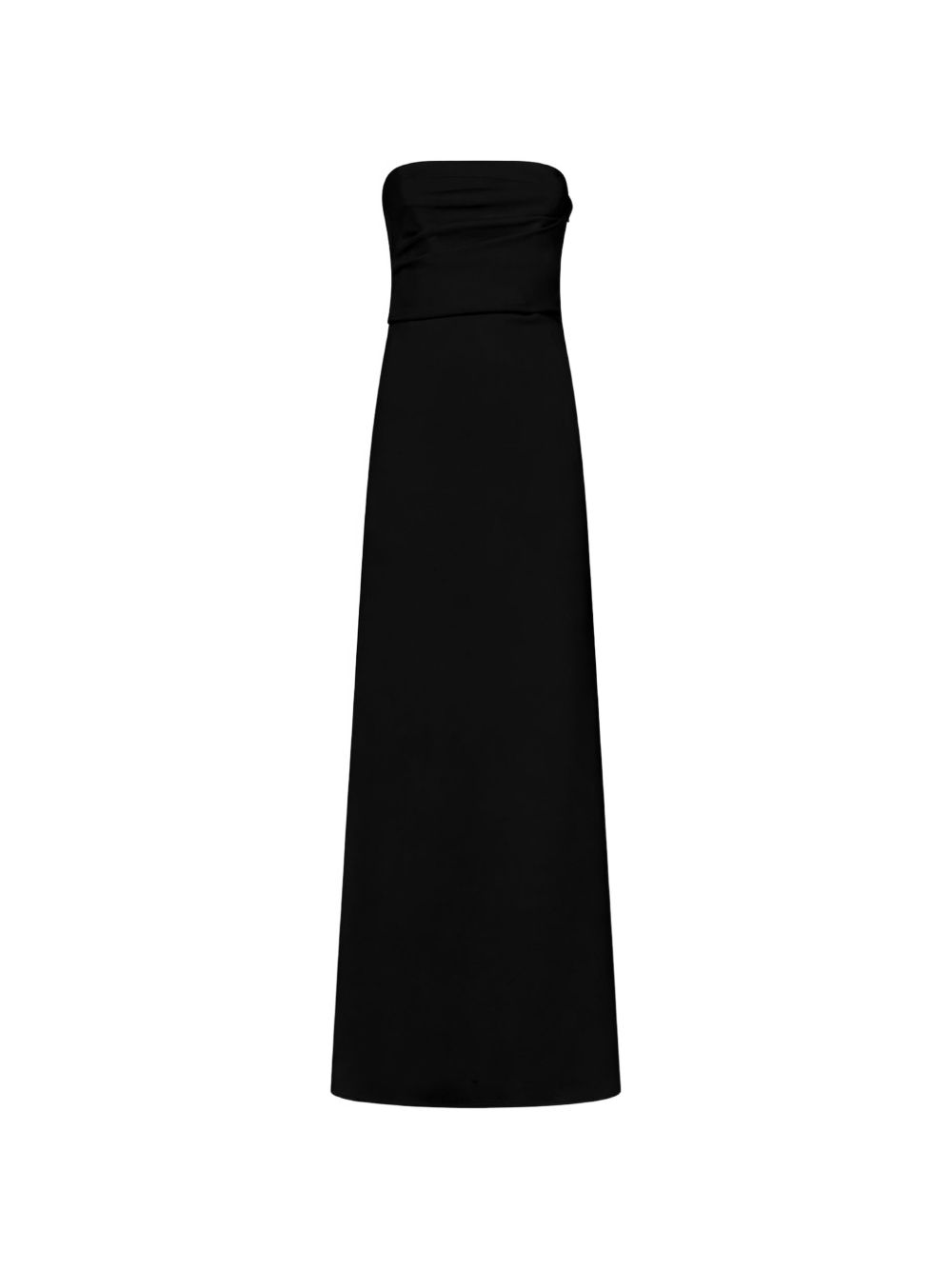 Abito lungo senza spalline in nero Amen - donna 