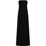 Abito lungo senza spalline in nero Amen - donna 
