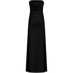 Abito lungo senza spalline in nero Amen - donna 