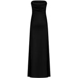 Abito lungo senza spalline in nero Amen - donna 