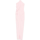 Abito lungo con collo halter in rosa Amen - donna 