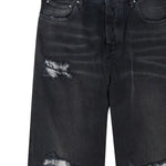 Jeans Funnel Repair con effetto vissuto in nero Amiri - uomo 