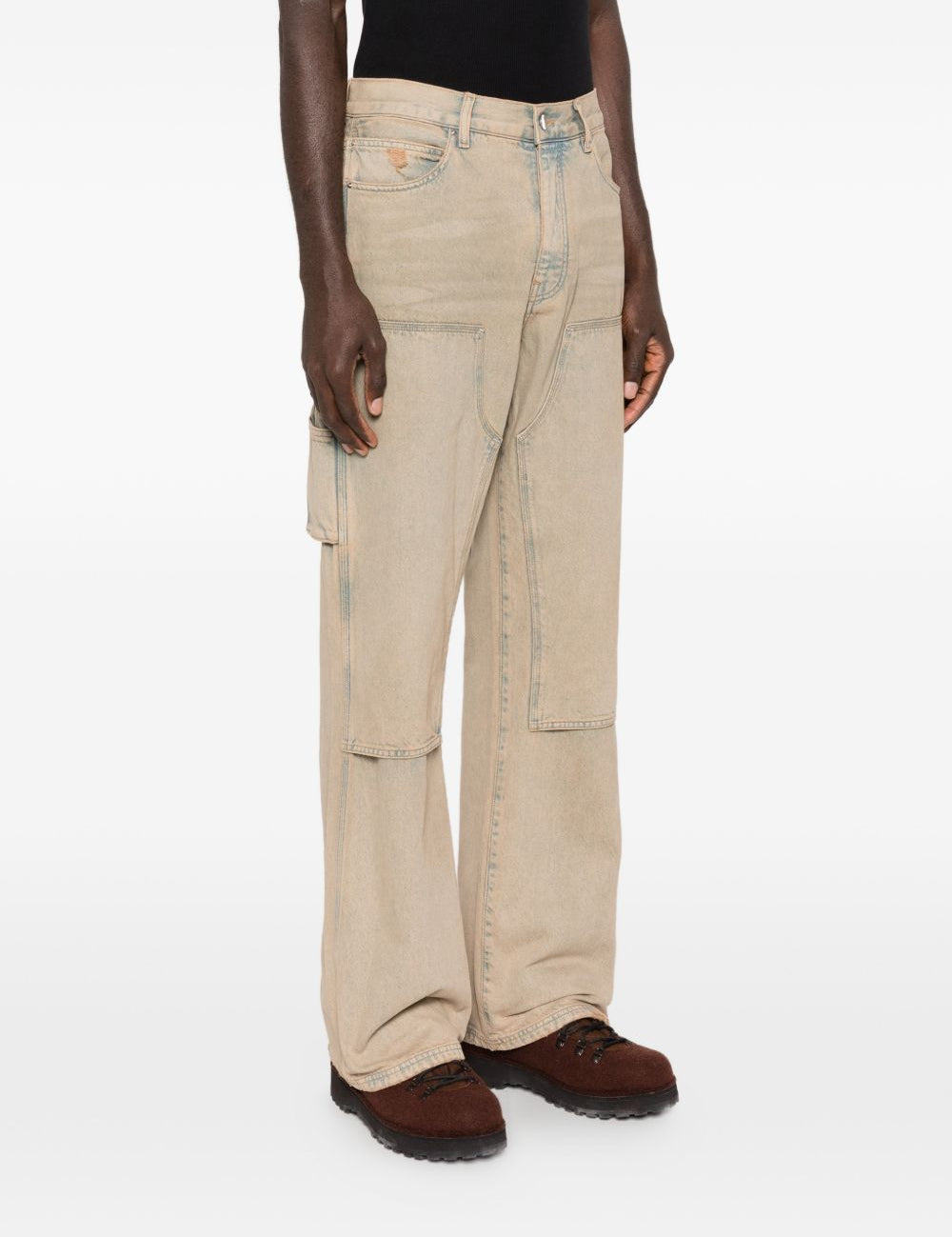 Jeans con tasche in beige Amiri - uomo 