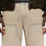 Jeans con tasche in beige Amiri - uomo 
