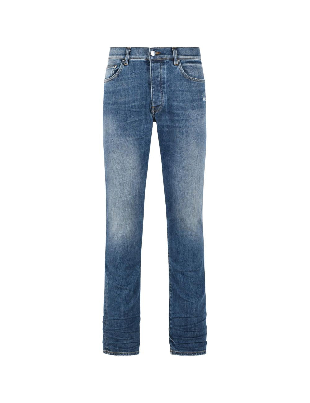 Jeans a gamba dritta in blu Amiri - uomo 