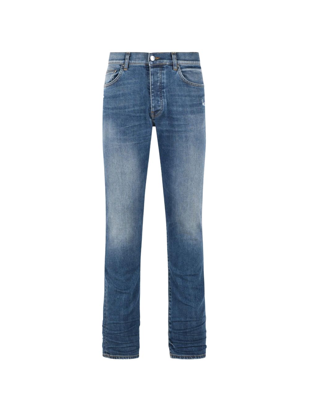 Jeans a gamba dritta in blu Amiri - uomo 