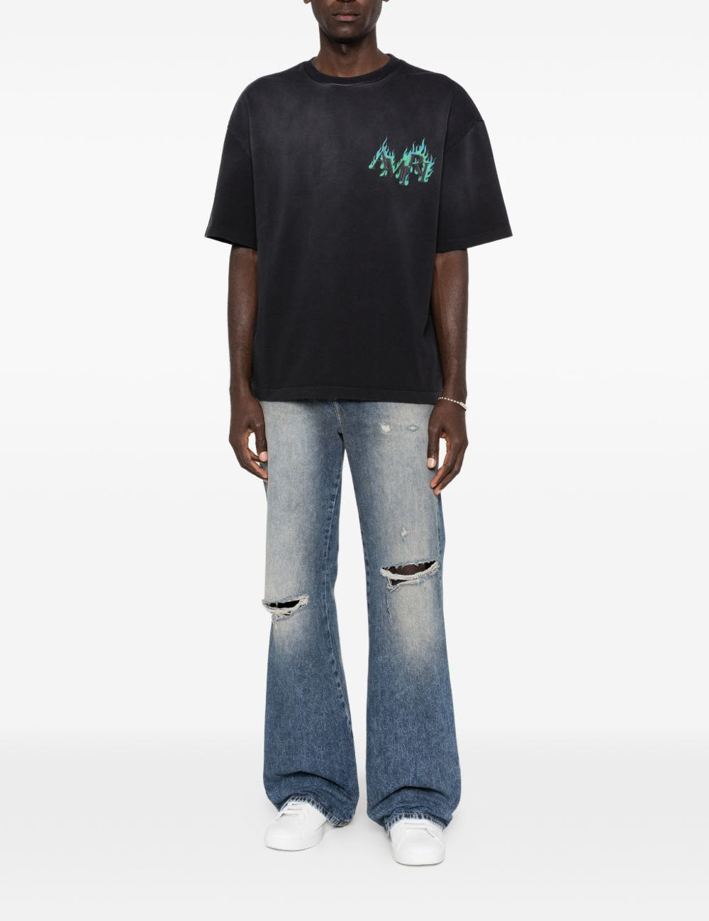 Jeans bootcut in blu Amiri - uomo 