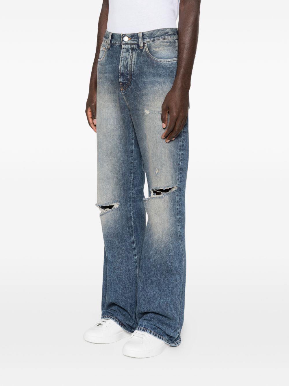 Jeans bootcut in blu Amiri - uomo 