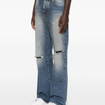 Jeans bootcut in blu Amiri - uomo 