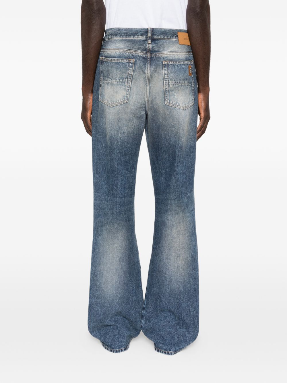 Jeans bootcut in blu Amiri - uomo 