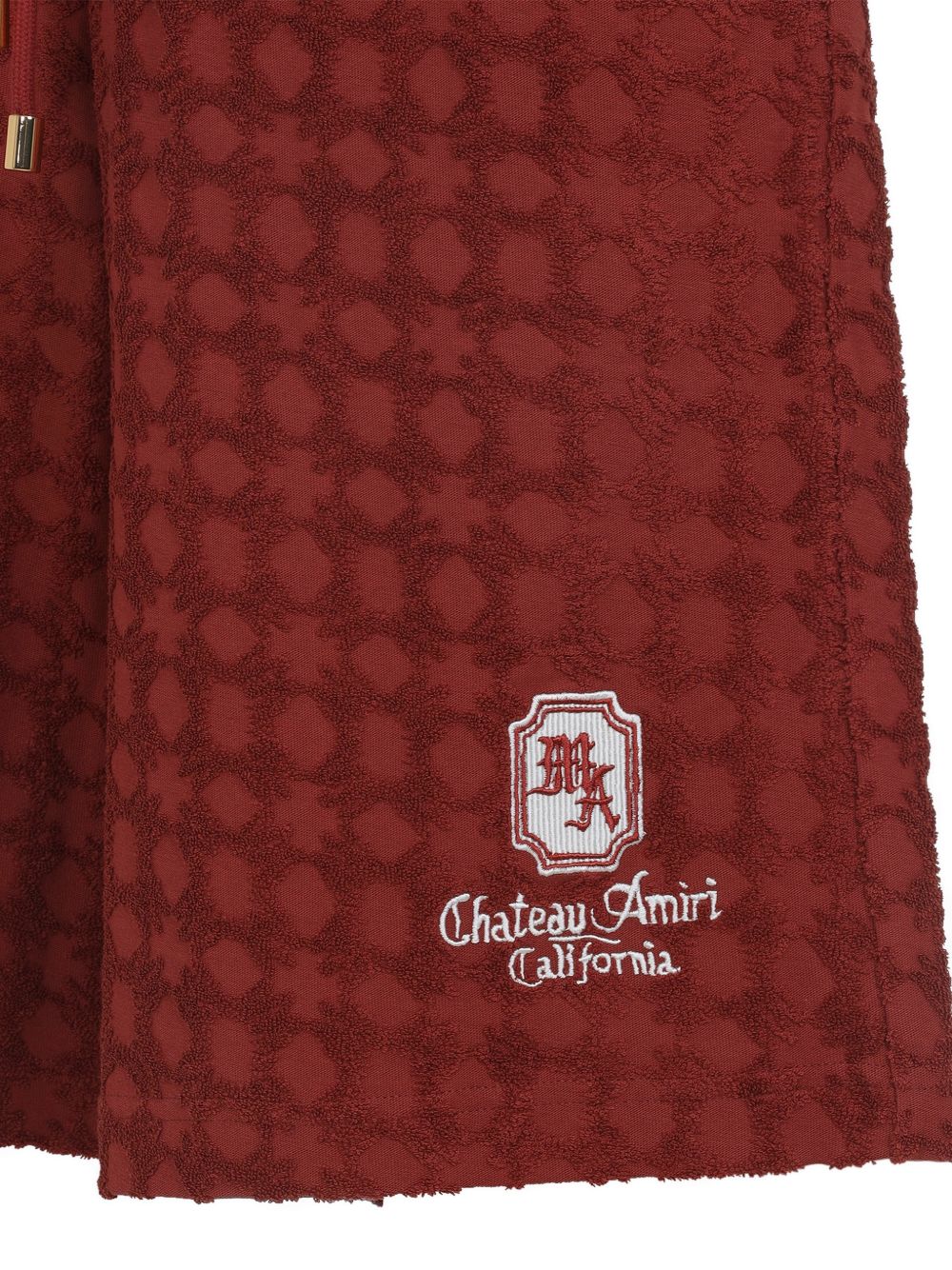 Bermuda con coulisse in rosso Amiri - uomo 