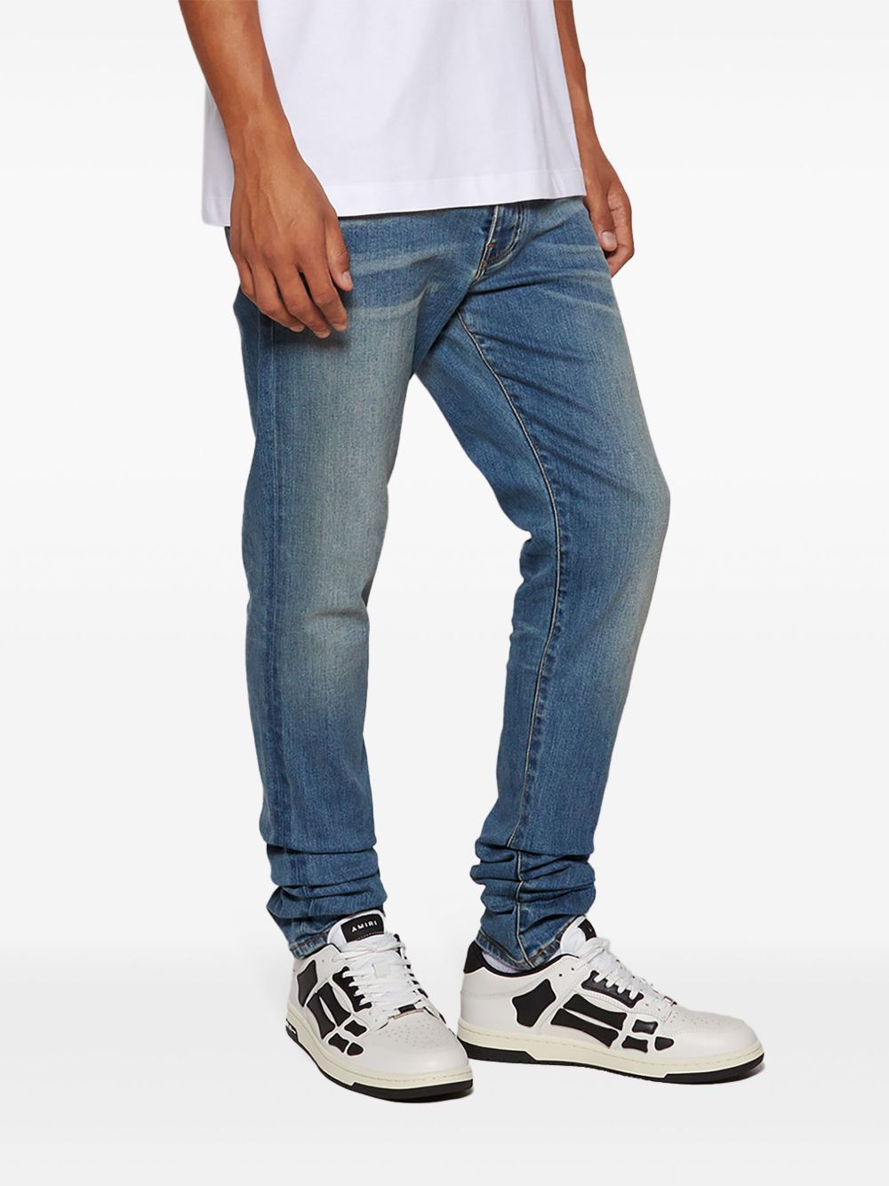 Sneakers basse skel in bianco Amiri - uomo 